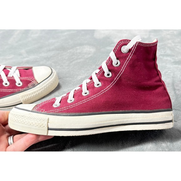 Vintage Converse All Star Shoes Mens Size 5.5 High Top Made USA 80s Sneakers - Picture 6 of 12